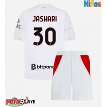Camiseta AC Milan Ardon Jashari #30 Visitante Equipación para niños 2026-27 manga corta (+ pantalones cortos)